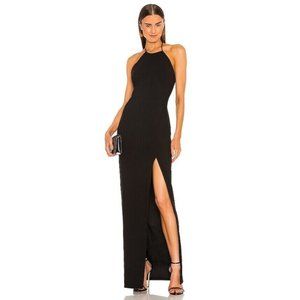 Likely Black Halter Maxi Dress